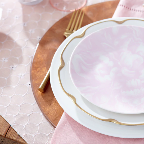 Gold Grace Buffet Plate • Coastal Compass Home Decor