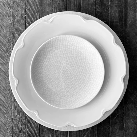 White Grace Buffet Plate