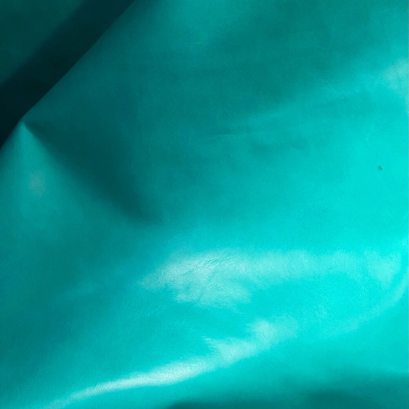 Beaumont Spring Green Leather • Coastal Compass Home Decor