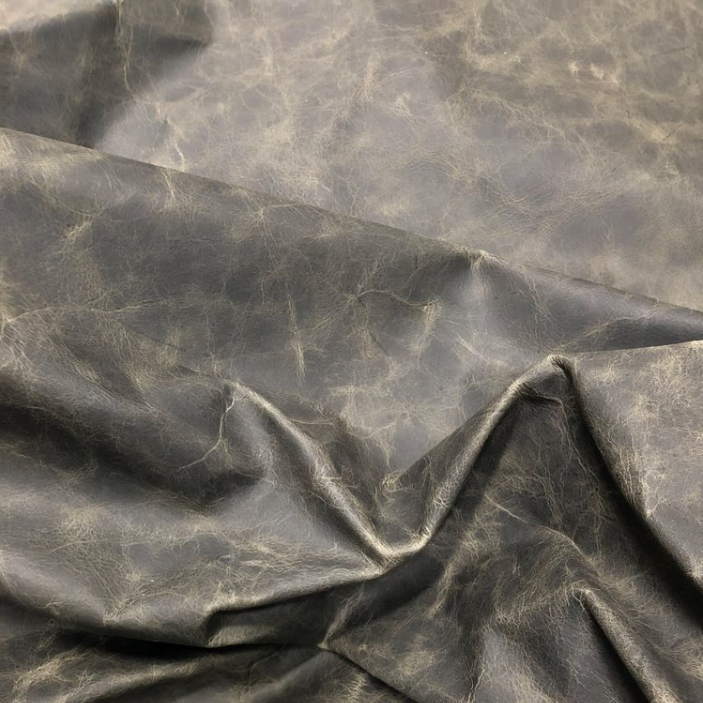 Desert Charcoal Leather • Coastal Compass Home Decor