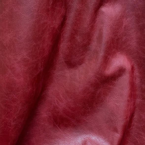 Lavish Pomegranate Leather • Coastal Compass Home Decor