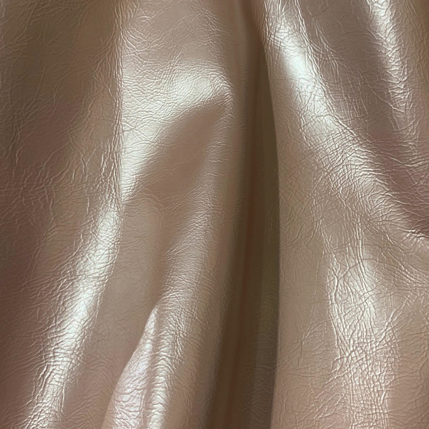 Luster Rose Gold Leather • Coastal Compass Home Decor