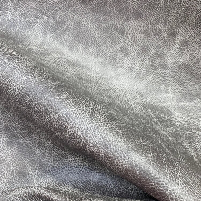 West Silver Leather • Coastal Compass Home Decor