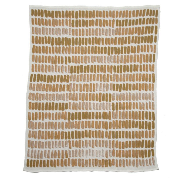 Eco Watercolor Throw Blanket • Coastal Compass Home Decor