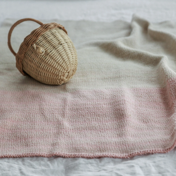 Eco Ombre Baby Blanket • Coastal Compass Home Decor