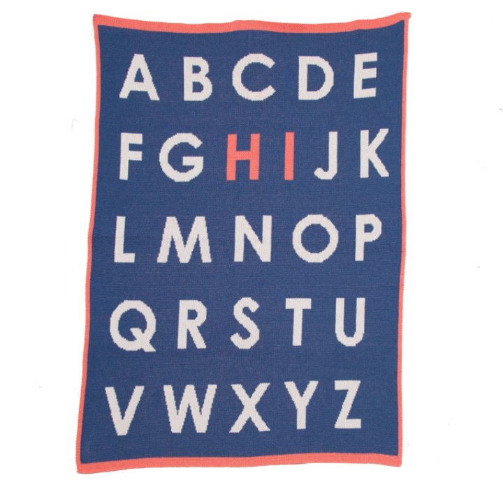 Eco ABC Baby Blanket • Coastal Compass Home Decor