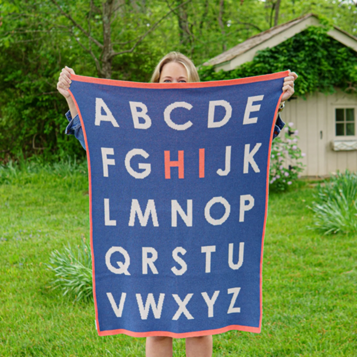 Eco ABC Baby Blanket • Coastal Compass Home Decor