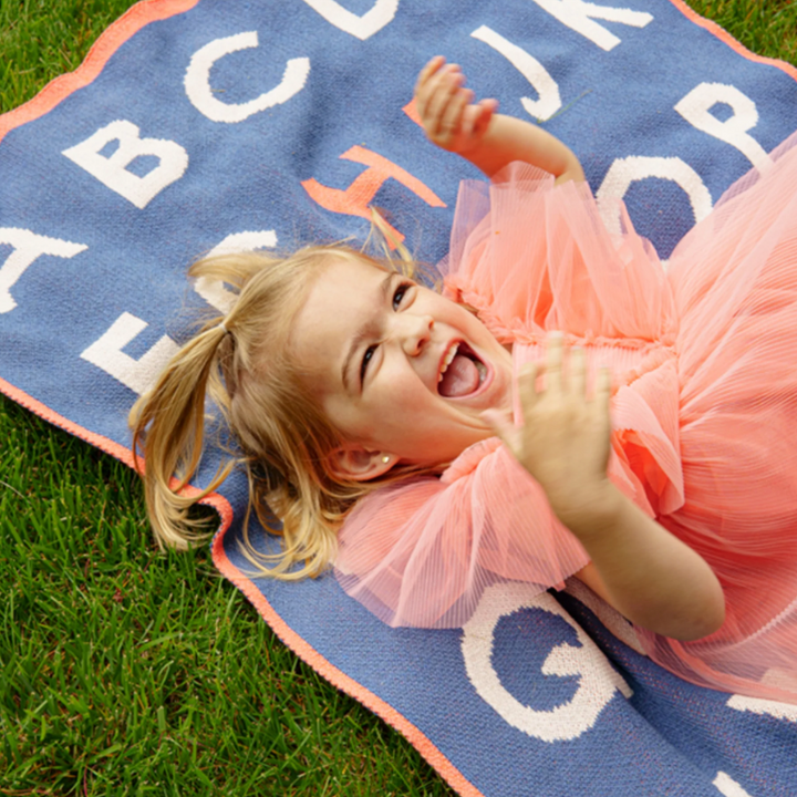 Eco ABC Baby Blanket • Coastal Compass Home Decor