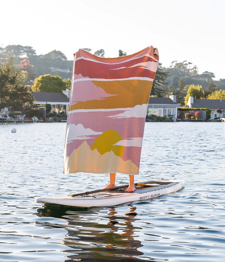 Eco Indoor/Outdoor Sunset Throw Blanket