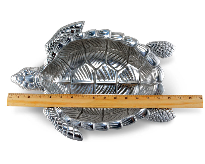 Sea Turtle Oval Bowl | Coastal Compass Home Decor