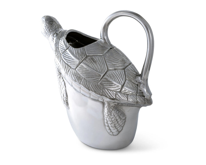 Sea Turtle Pitcher • Coastal Compass Home Decor