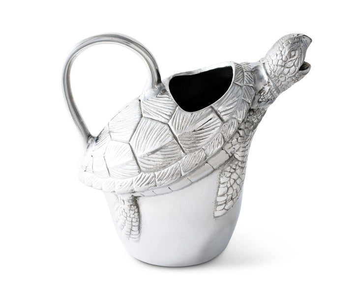 Sea Turtle Pitcher • Coastal Compass Home Decor