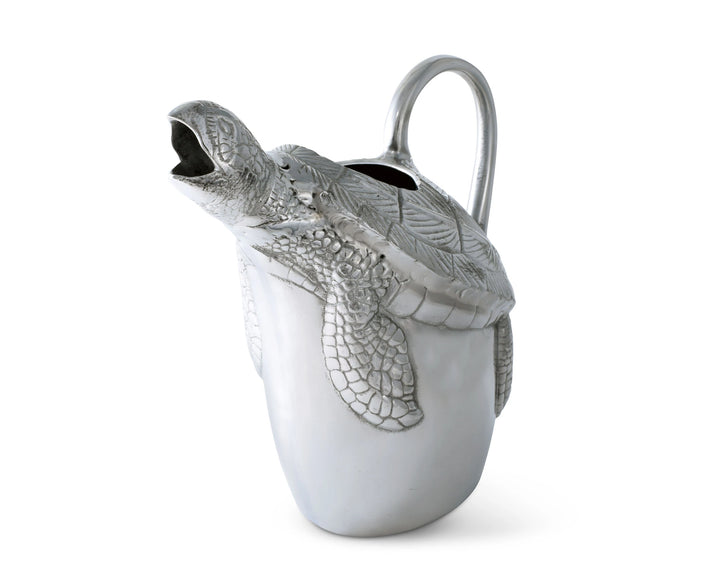 Sea Turtle Pitcher • Coastal Compass Home Decor