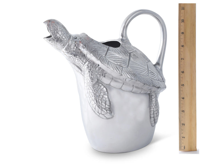 Sea Turtle Pitcher • Coastal Compass Home Decor