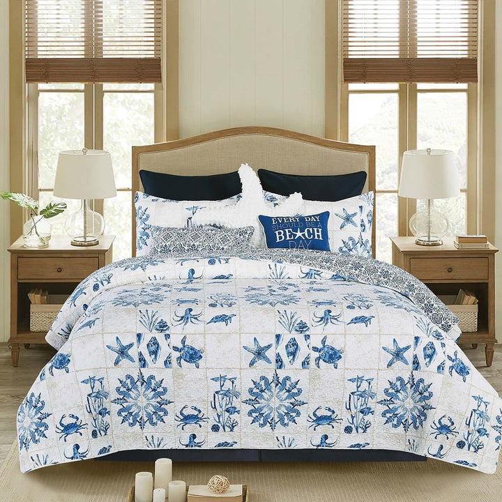 Seaside Bay Quilt Set - Coastal Compass Home Decor