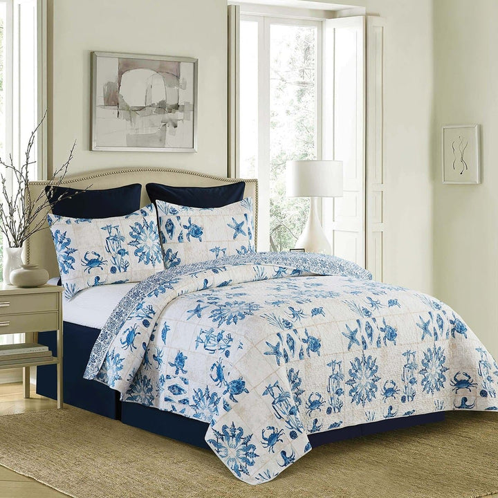 Seaside Bay Quilt Set - Coastal Compass Home Decor
