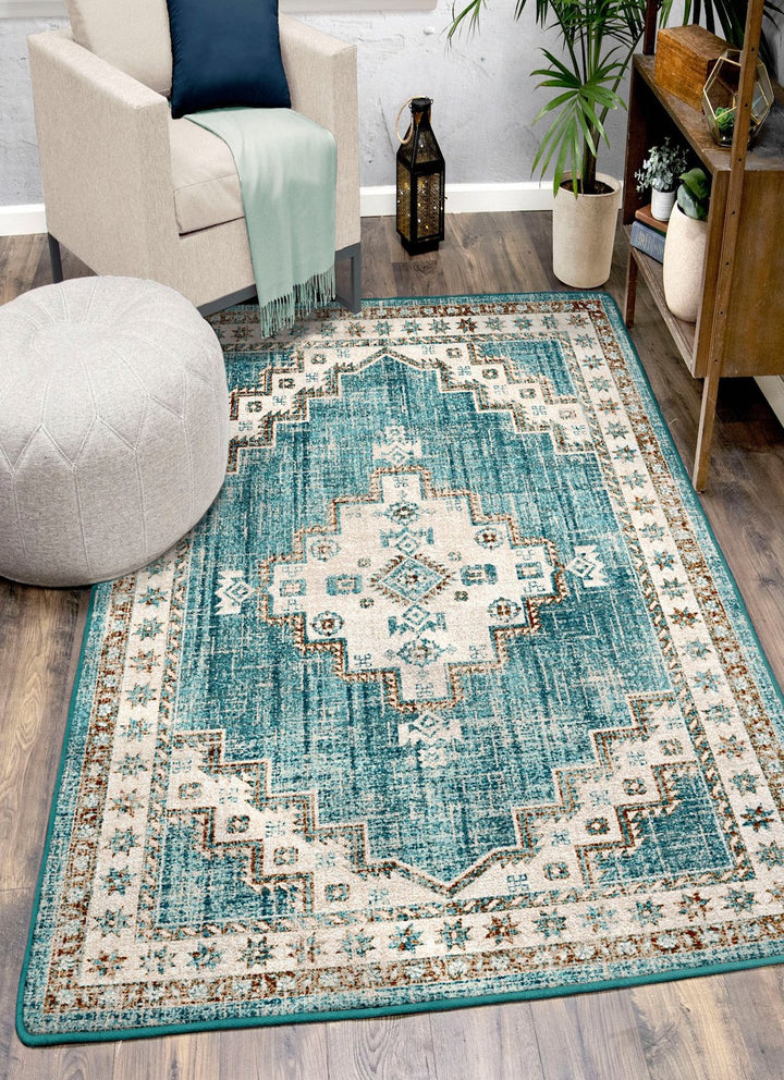 Sedona Nights Turquoise Rug