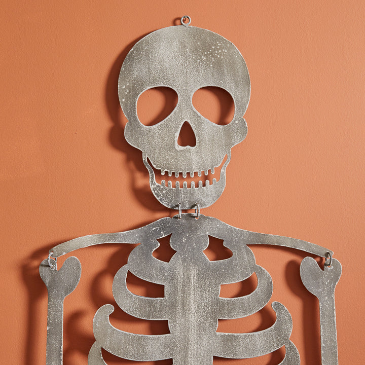 Metal Skeleton Wall Hanging • Coastal Compass Home Decor