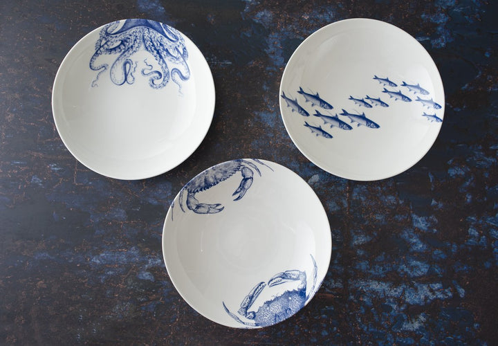 Blue Lucia Coupe Soup Bowl | Coastal Compass