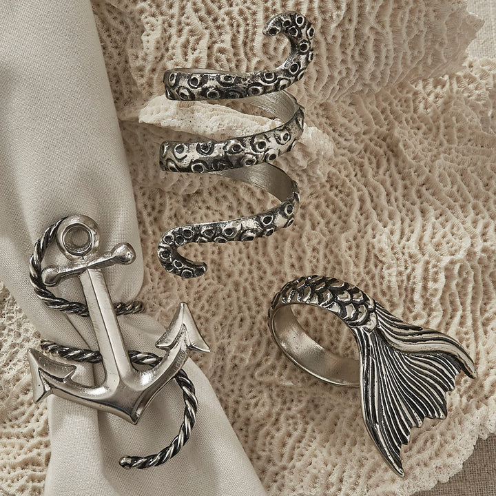 Coastal Napkin Rings • Coastal Compass Home Decor