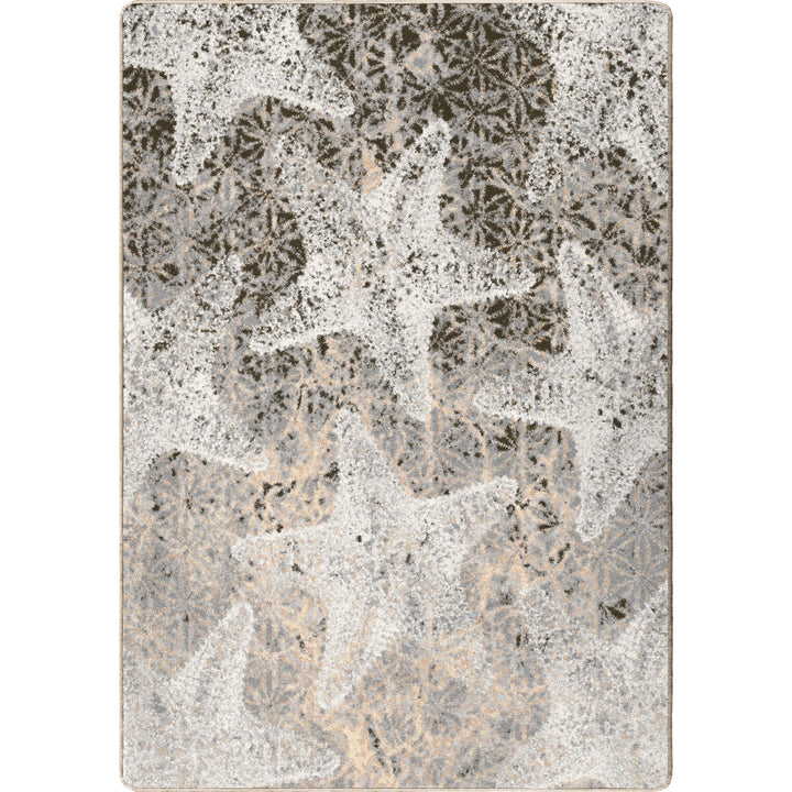 Stargazing Sandy Shore Rug.Coastal Compass Home Decor
