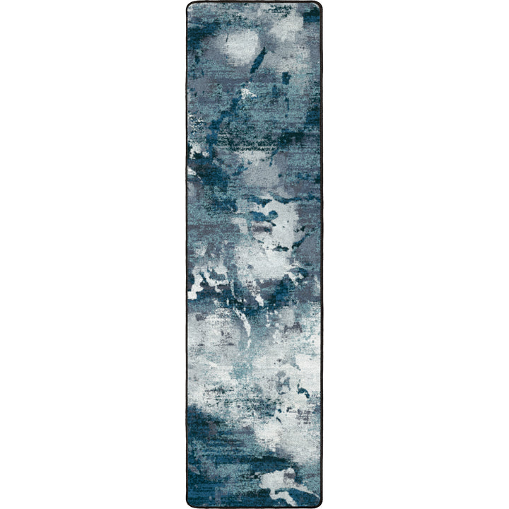 Blue Storm Runner Rug - Coastal Compass Home Decor