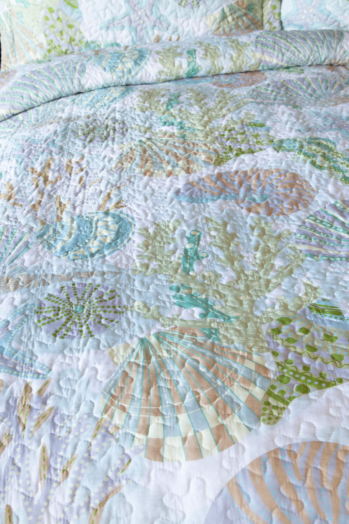Summer Reef Quilt Set • Coastal Compass Home Decor