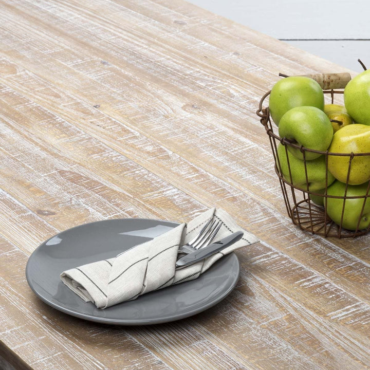 Charley Black Napkin Set of 6 | Coastal Compass Home Decor
