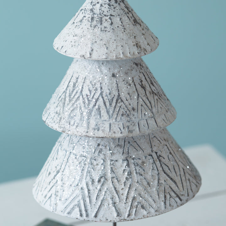 Winter Wonderland Tabletop Tree - Medium | Coastal Compass Home Decor