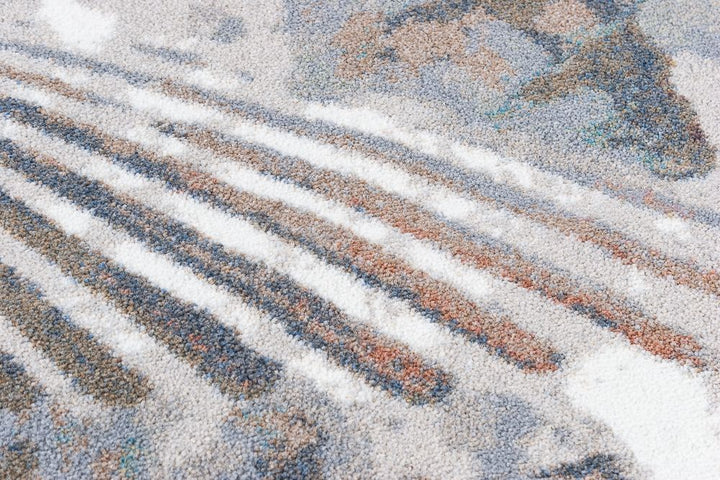 Beach Shells Coastal Rugs carpet detail - Made in the USA - The Coastal Compass Home Decor