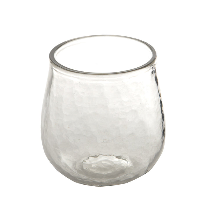 Breezy Beach Clear Glassware short - Coastal Compass Home Decor