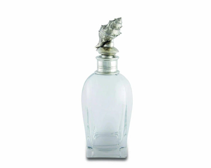 Coastal Shell Whiskey Decanter - The Coastal Compass Home Decor