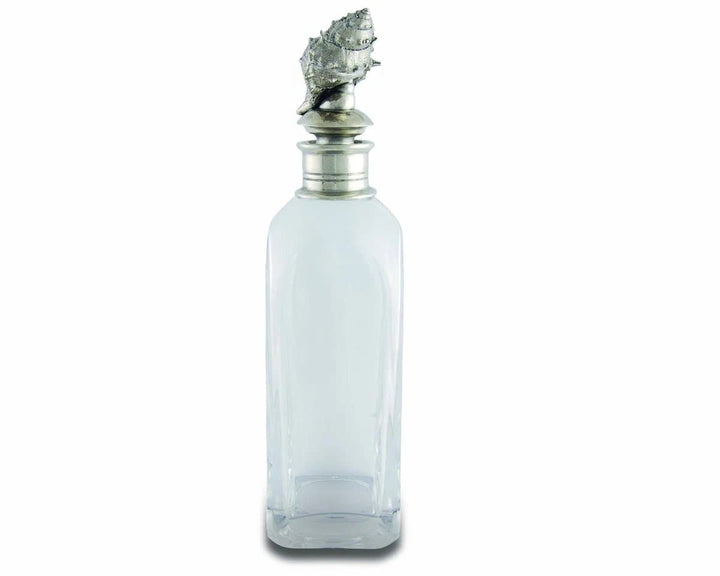 Coastal Shell Whiskey Decanter - The Coastal Compass Home Decor