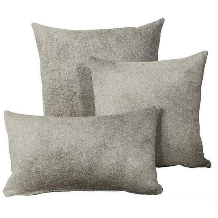 light grey brazilian cowhide throw pillows