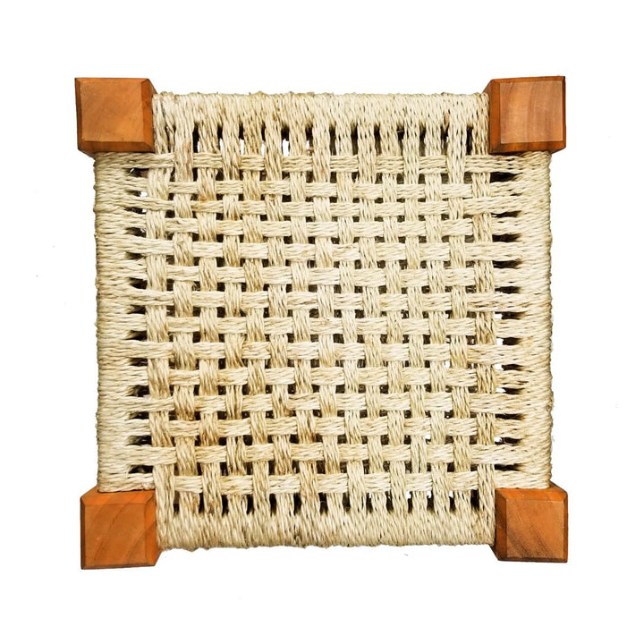 Moha Jute Stool | Coastal Compass