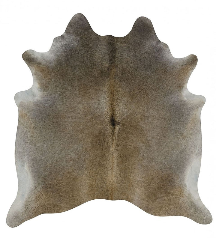 Brazilian Grey Palomino Cowhide • Coastal Compass Home Decor