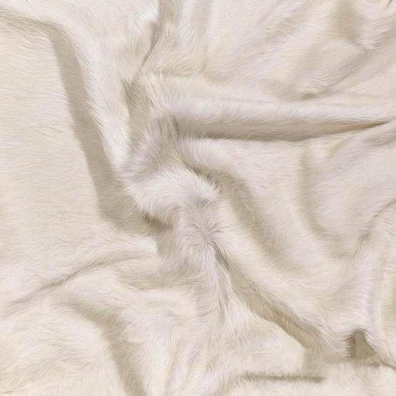 Ivory Brazilian Cowhide Rug Detail. Coastal Compass Home Decor