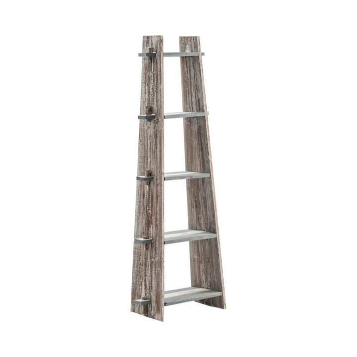 Venice Distressed Wood Shelf Ladder