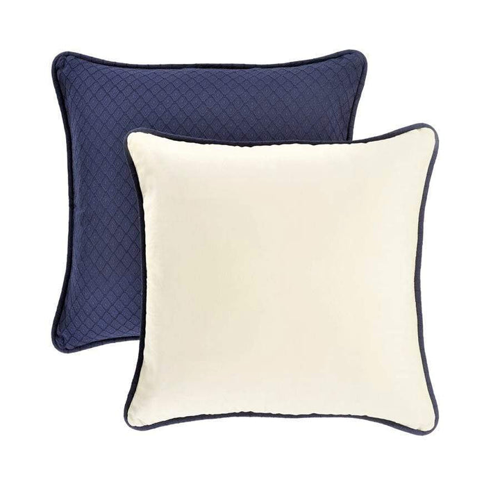 navy reversible euro sham