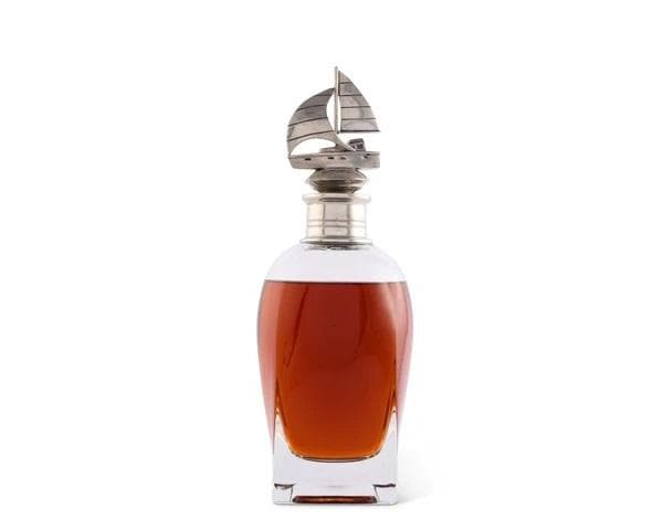 Sailing Sea Whiskey Decanter - Coastal Compass Home Decor