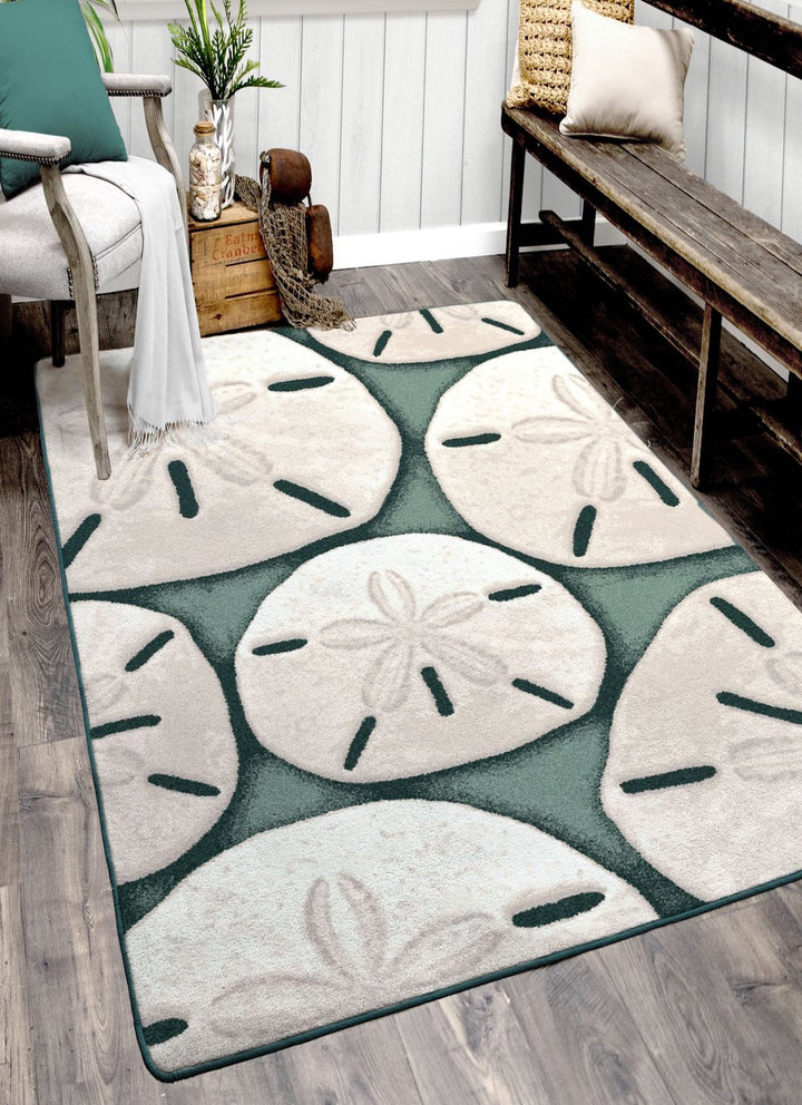 Ocean Treasure Sand Dollar Area Rug