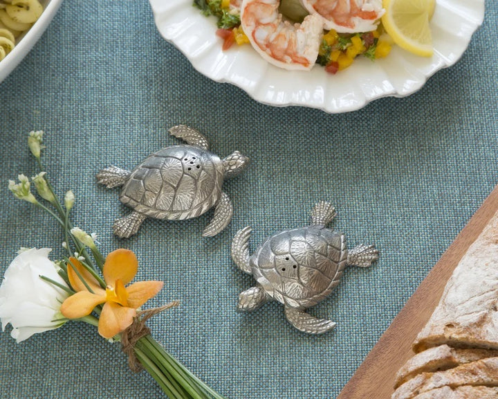 Sea Turtles Salt & Pepper Set - The Coastal Compass Home Decor