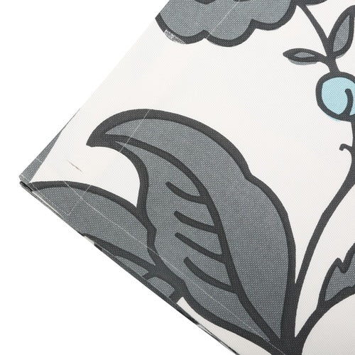 Seahorse Vineyard Cotton Shower Curtain detail - Beach Bath Decor - Coastal Compass Home Decor