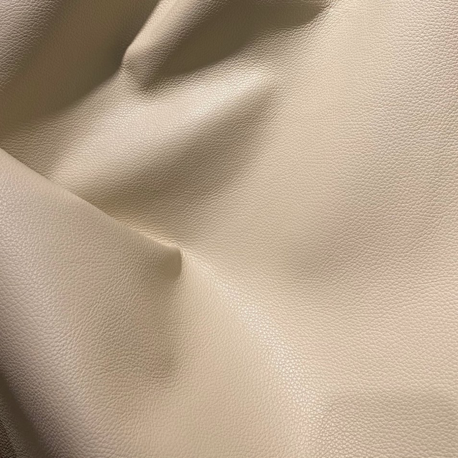 Smooth Uptown Leather in Sandy Taupe shade - The Coastal Compass Home Decor