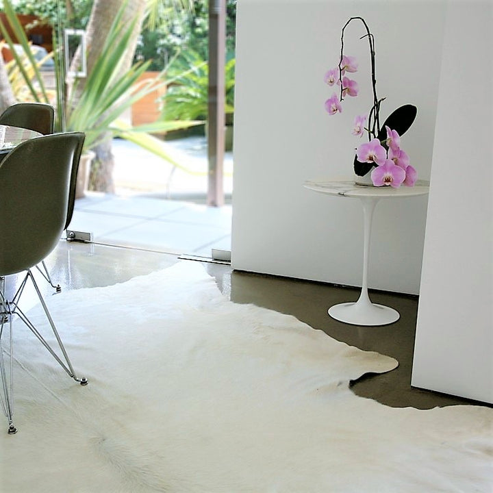 Ivory Cowhide Rugs