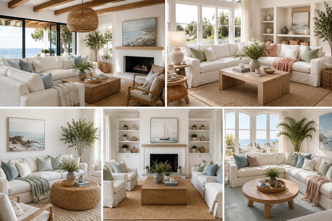 How To Decorate a Coastal Living Room