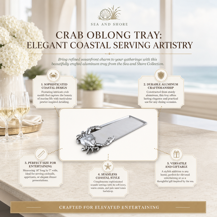 Crab Oblong Tray