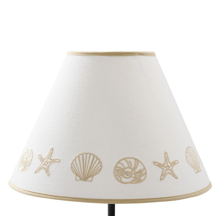 Seashell Embroidered Lampshade