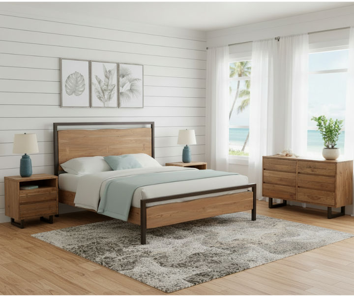 Acacia Wood Bed