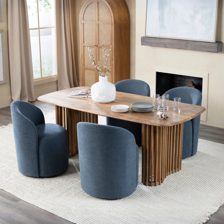 Architectural Fluted Dining Table